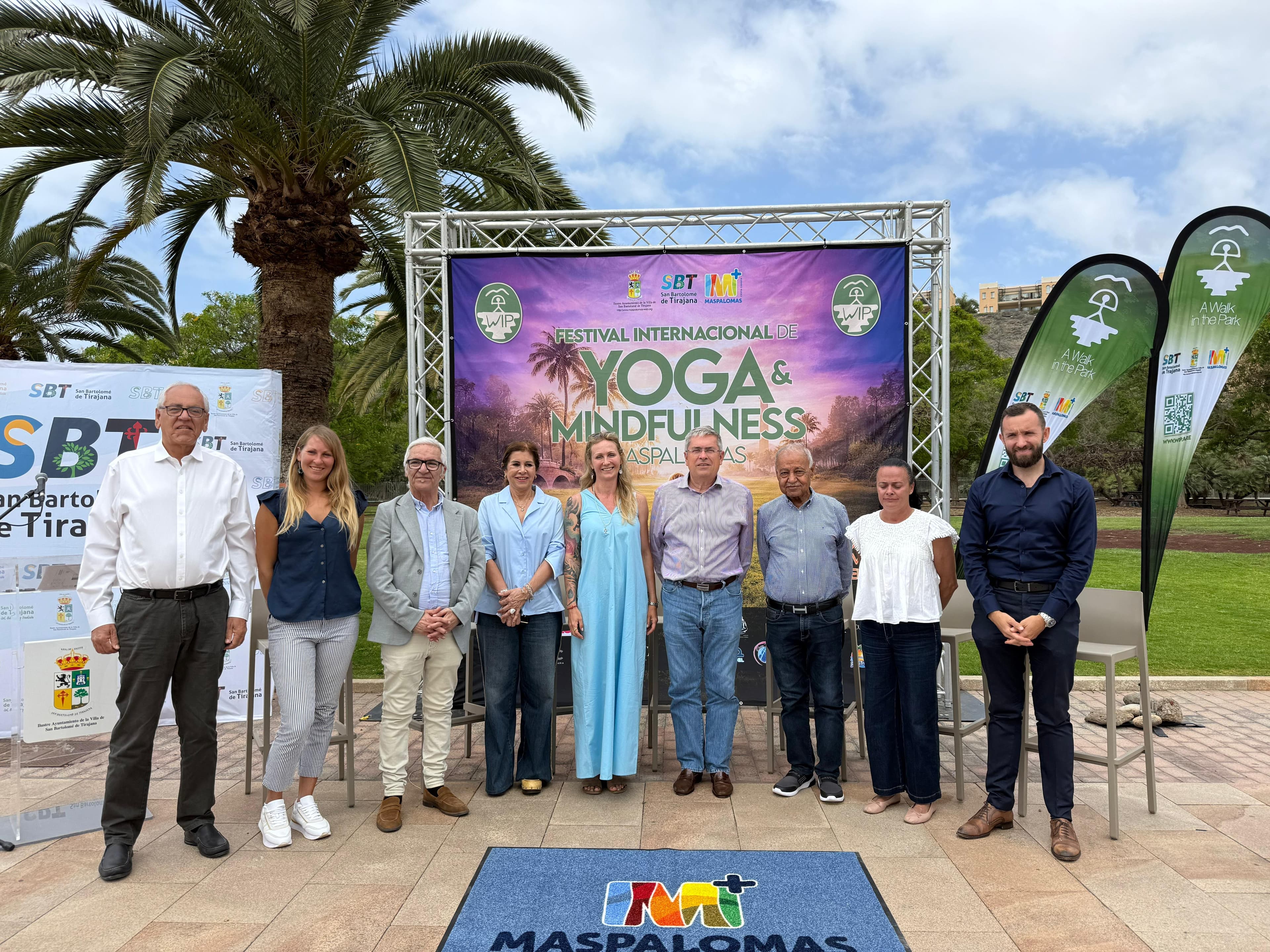 Sesión comunitaria WIP en el parque de Maspalomas